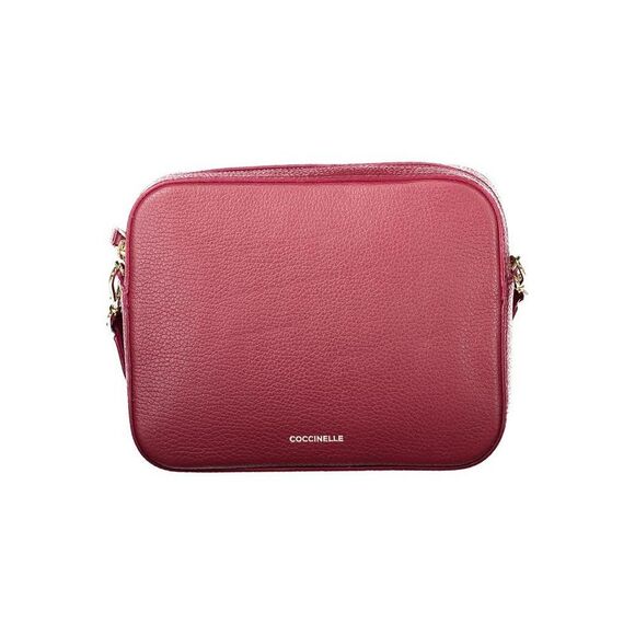 Coccinelle Leather Crossbody Bag Women Red Handbags
